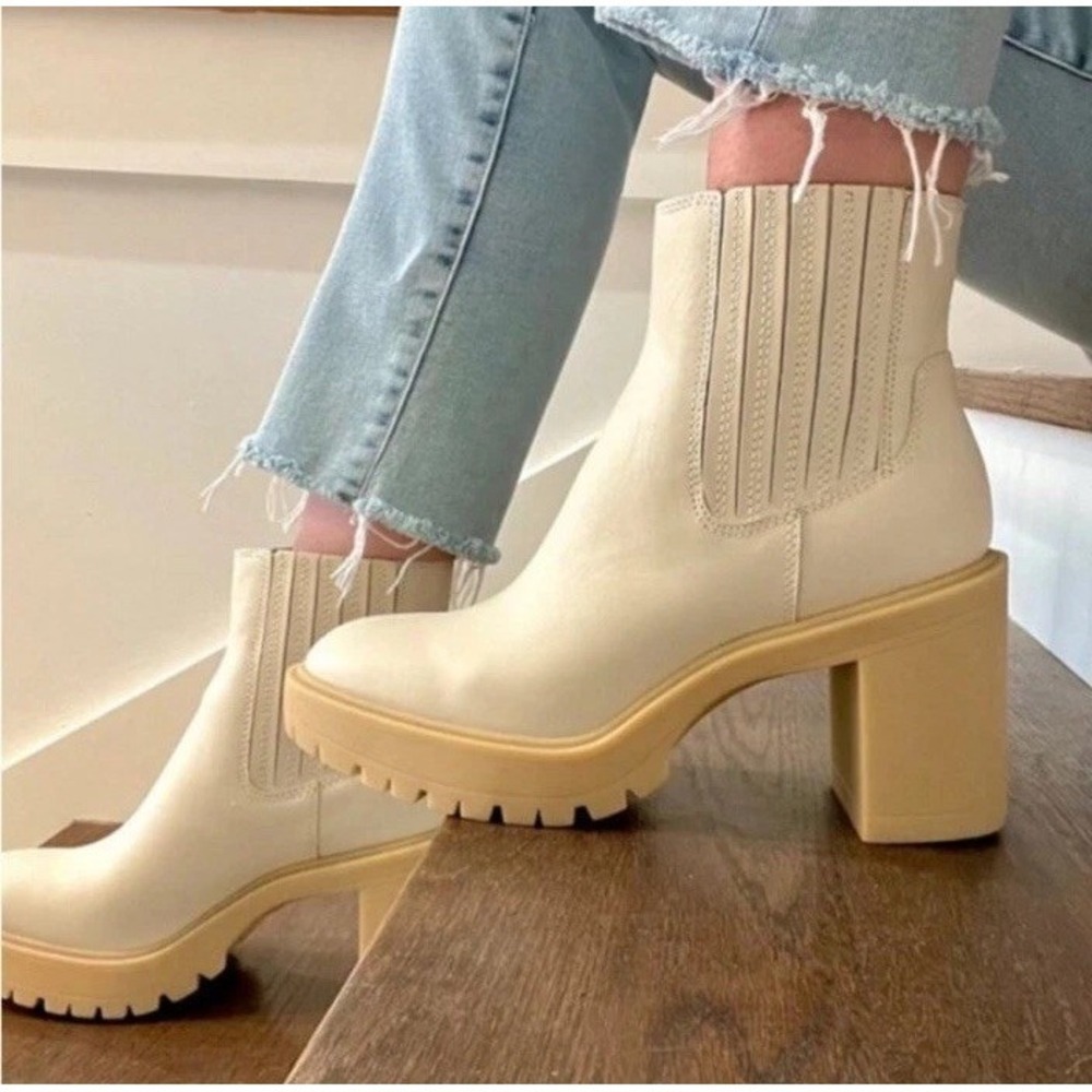 Dolce Vita Caster H2O Dune Suede‎ Leather Boots Waterproof Women's Size 10 New